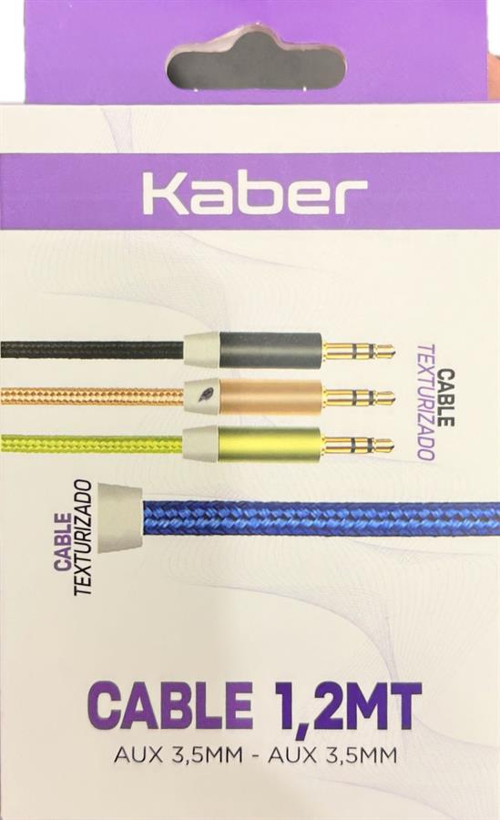 CABLE AUXILIAR 3.5 mm KABER MALLADO