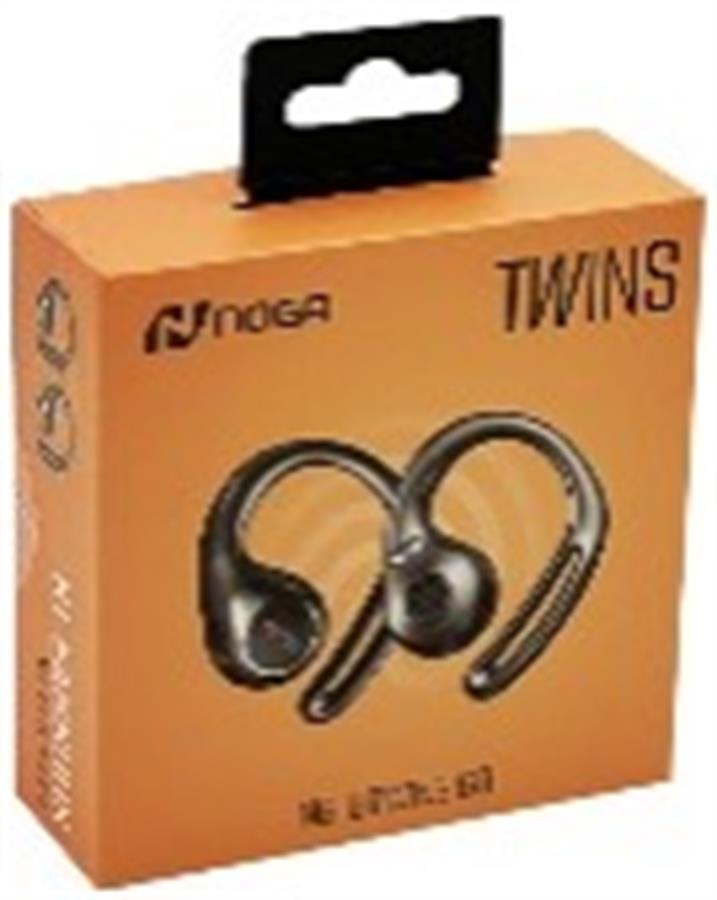 AURICULAR BLUETOOTH NOGA BTWINS 60 - NEGRO