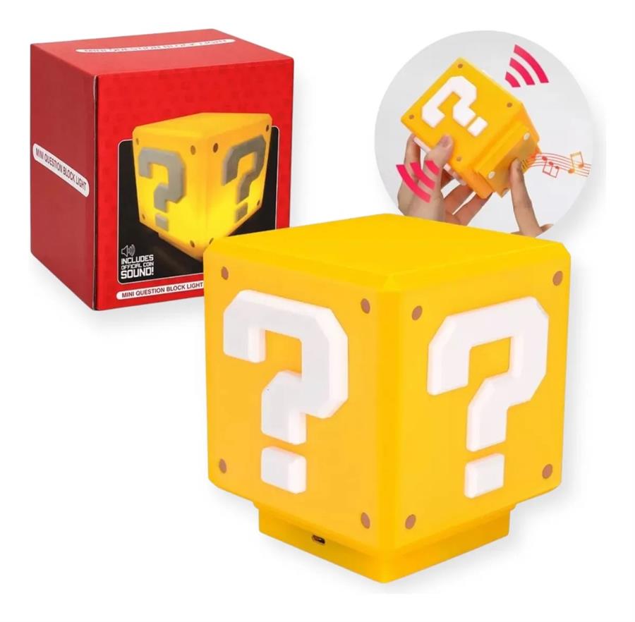 LAMPARA LED CUBO MARIO NINTENDO