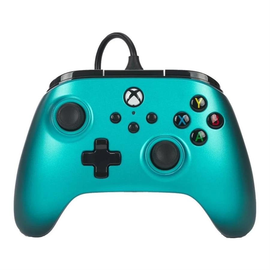 JOYSTICK CON CABLE POWER A ADVANTAGE PARA XBOX SERIES X|S / PC - SATIN TEAL
