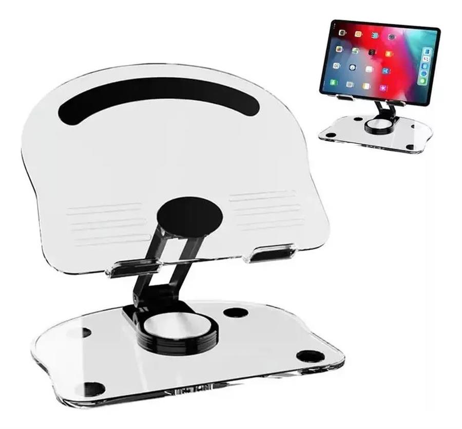 SOPORTE PARA TABLET REBATIBLE ACRILICO - NEGRO