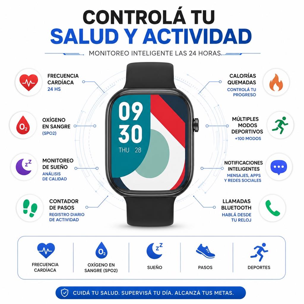 RELOJ SMARTWATCH JD VENECIA NEGRO